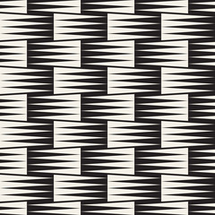 Vector seamless pattern. Modern stylish abstract texture. Repeating geometric tiles..