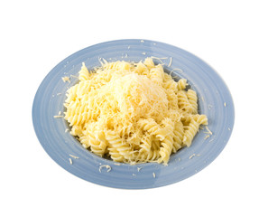 Grated Cheese on Pasta