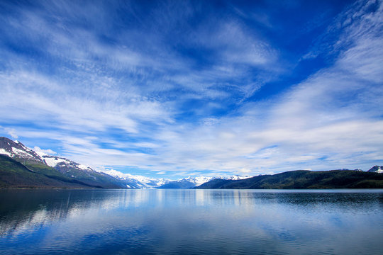 Panoramic View Of Prince William Sound, Alaska, USA