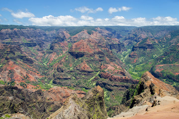 Kauai, Hawaii, USA: Waimea Canyon State Park (also known as Grand Canyon of the Pacific)