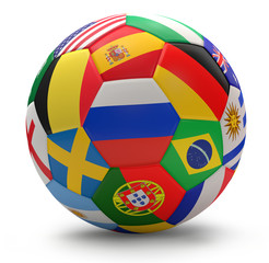 Obraz premium soccer ball 3d rendering