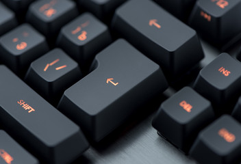 Modern backlit keyboard macro