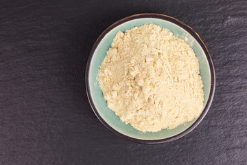 powdered maca root in a bowl