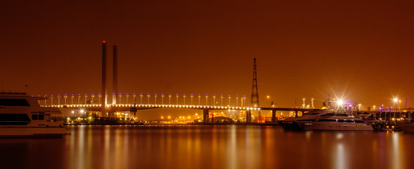 Naklejka premium Bolte Bridge, Docklands, Melbourne