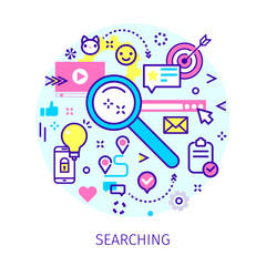 Concept of searching.