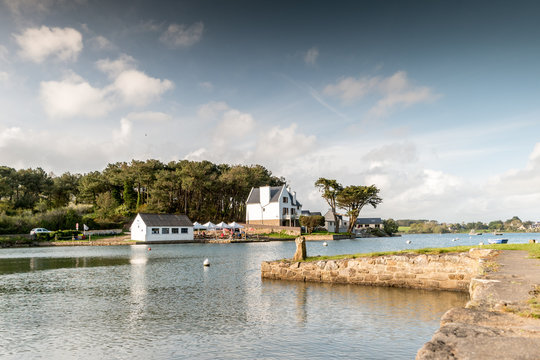 Anse de Pen-en-Toul &agrave; Larmor-Baden, Golfe du Morbihan