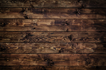 Old rich wood grain texture background with knots.
