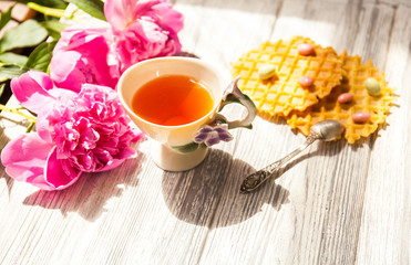 Tea in the Shabby Chic style