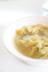 shrimp dumpling soup , Chinese food