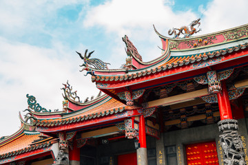 Obraz premium Hsing Tian Kong (Xingtian Temple) in Taipei, Taiwan