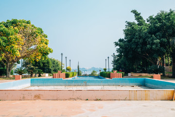 Fototapeta premium Rajiv Gandhi Park in Udaipur, India