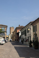 Fototapeta na wymiar italian inner town