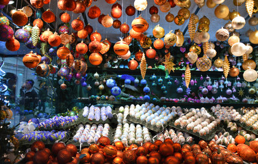 Christmas market ornaments