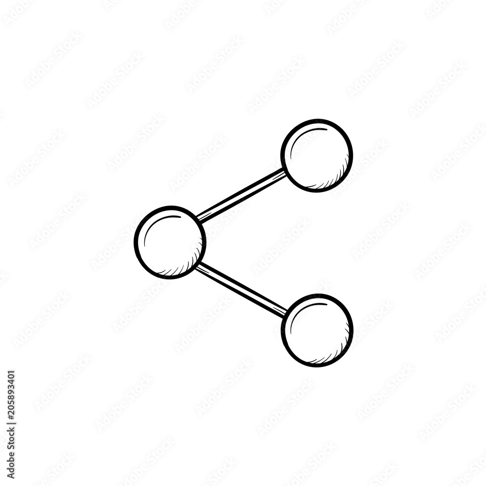 Poster share file in social media button hand drawn outline doodle icon. share as a concept of social netwo