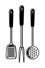 Vintage kitchen utensils collection