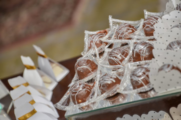 Doces finos de festa