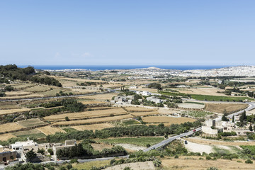 Obraz premium Landscape of island of Malta