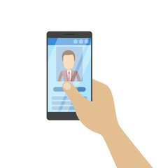 Personal information concept.