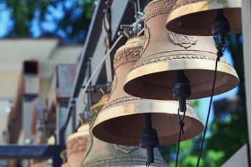 Obraz na płótnie Canvas Moscow tower church bells 