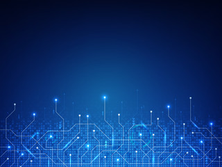 Abstract technology circuit board background.
