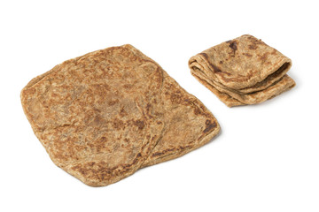 Traditional Moroccan whole grain pancakes named msemen