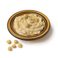 Traditional Lebanese hummus