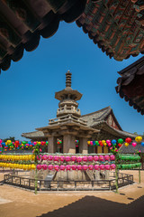 Fototapeta premium Dabotap Pagoda (National Treasure No. 20) of Korea's world famous Bulguksa Temple