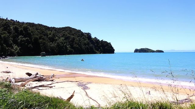 New Zealand Abel Tasman national park beach