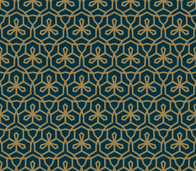 Fototapeta premium Abstract geometric pattern with lines, rhombuses A seamless vect