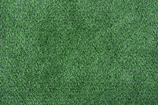Fabric texture green carpeting for background