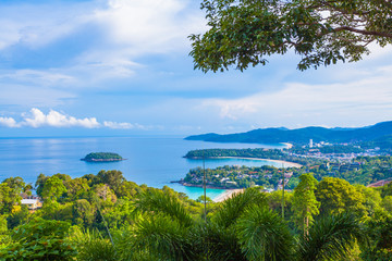 3 beaches viewpoint landmark to see Kata Noi beach Kata beach and Karon beach. lot of tourists come here to watching sunset too