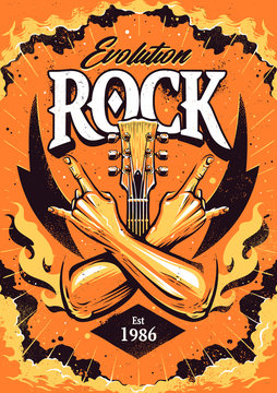 Rock Poster Design Template