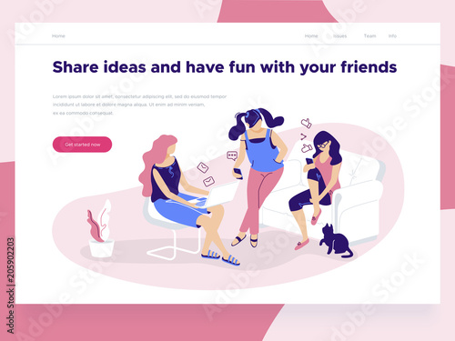Concept of online dating