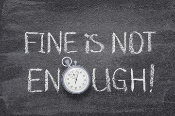 fine is not watch