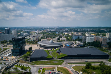 Fototapeta na wymiar Katowice, czerwiec 2018