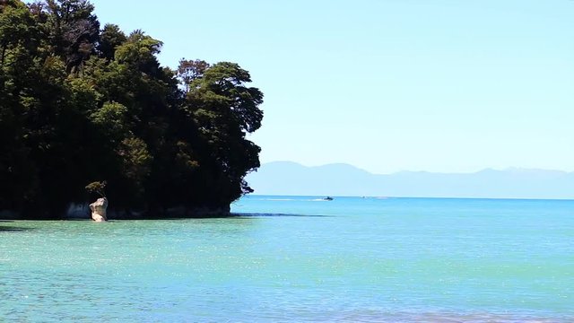 New Zealand Abel Tasman national park turquoise water