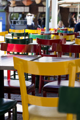 Outdoor Colorful Seating