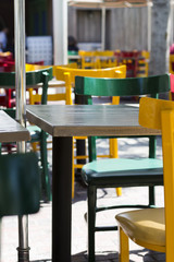 Outdoor Colorful Seating