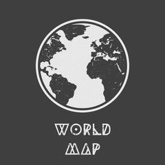 Planet icon Vector Illustration on the white background.