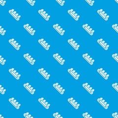 Mine equipment pattern vector seamless blue repeat for any use