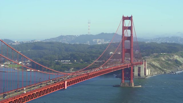 Golden Gate bridge - August 2017: San Francisco, California, US