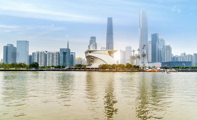 Obraz premium Modern metropolis skyline, guangzhou, China