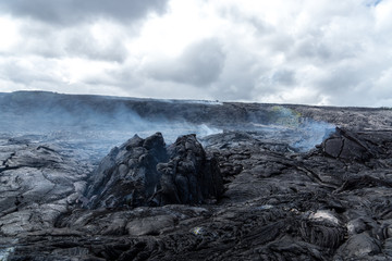 Active Vulcano Kilauea in Hawaii