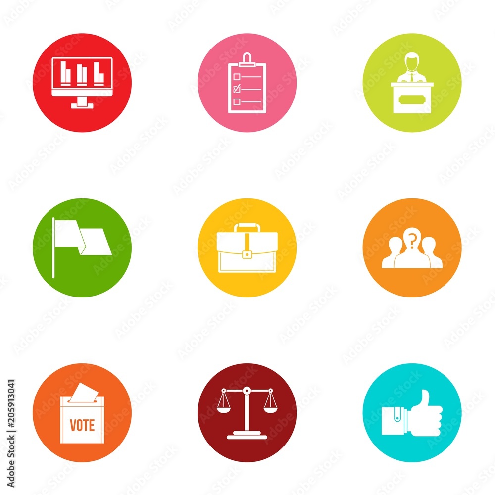Poster urban statistics icons set. flat set of 9 urban statistics vector icons for web isolated on white ba