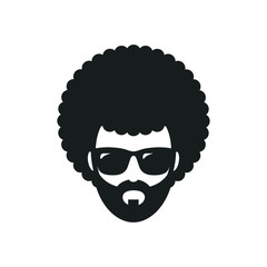 Cool man. Afro Haircut. African