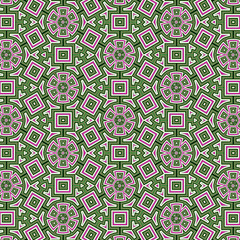 Abstract fractal geometric pattern computer-generated illustration