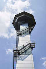Fototapeta na wymiar Baudouin-Turm im Dreiländereck Deutschland-Belgien-Niederlande