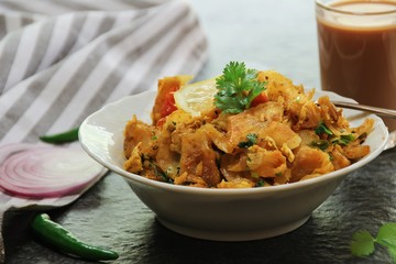 Homemade Kothu Parotta/ Paratha , selective focus