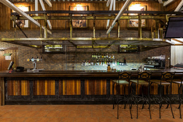 bar in the restaurant