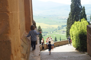 The Medieval Pienza, Tuscany, Italy